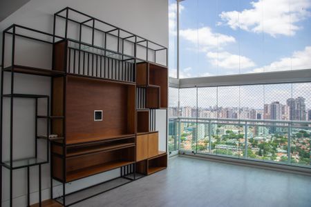 Sala de apartamento à venda com 2 quartos, 180m² em Brooklin, São Paulo