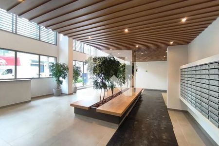 Studio para alugar com 29m², 1 quarto e sem vagaHall social