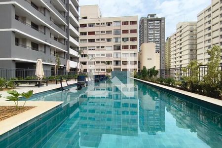 Studio para alugar com 29m², 1 quarto e sem vagaPiscina