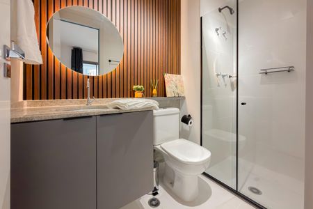 Studio para alugar com 29m², 1 quarto e sem vagaBanheiro