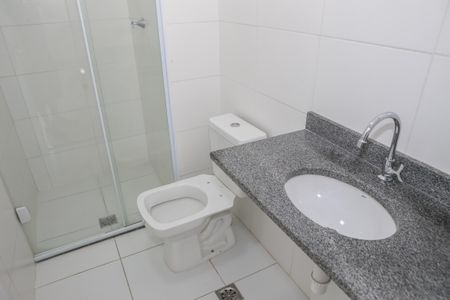 Banheiro da Suíte de apartamento para alugar com 2 quartos, 34m² em Lapa de Baixo, São Paulo