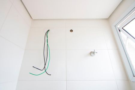 Banheiro de apartamento à venda com 1 quarto, 42m² em Vila Príncipe de Gales, Santo André