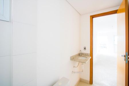 Banheiro de apartamento à venda com 1 quarto, 42m² em Vila Príncipe de Gales, Santo André