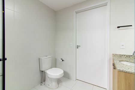 Studio para alugar com 24m², 1 quarto e sem vaga Studio para alugar com 24m², 1 quarto e sem vagaBanheiro Social