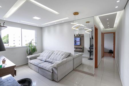 Sala de apartamento à venda com 2 quartos, 48m² em Planalto, Belo Horizonte