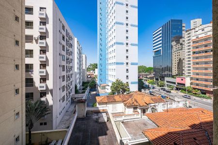 Sala - VIsta de apartamento para alugar com 1 quarto, 52m² em Jardim Paulista, São Paulo
