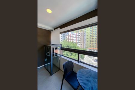 Studio à venda com 21m², 1 quarto e sem vagaVaranda