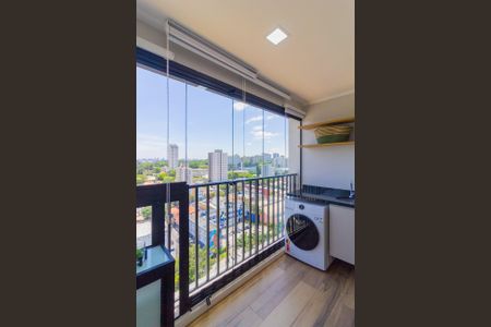 Varanda de kitnet/studio para alugar com 1 quarto, 24m² em Santo Amaro, São Paulo