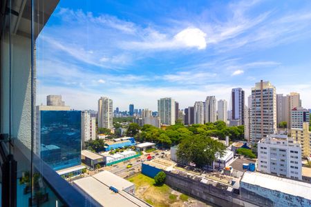 Vista Varanda de kitnet/studio para alugar com 1 quarto, 24m² em Santo Amaro, São Paulo