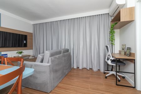Sala de apartamento para alugar com 1 quarto, 40m² em Água Branca, São Paulo