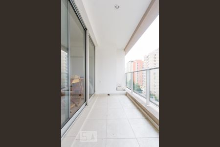 Varanda de apartamento à venda com 1 quarto, 36m² em Brooklin Paulista, São Paulo