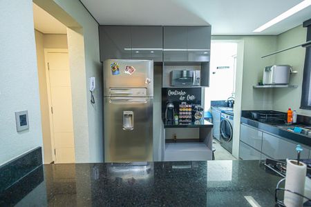 cozinha de apartamento à venda com 2 quartos, 70m² em Castelo, Belo Horizonte