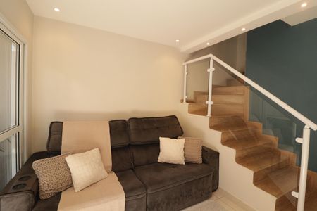 Sala de casa de condomínio à venda com 2 quartos, 80m² em Jardim Colonia, Jundiaí