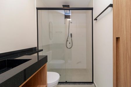 Studio para alugar com 26m², 0 quarto e sem vaga Studio para alugar com 26m², 0 quarto e sem vagaBanheiro