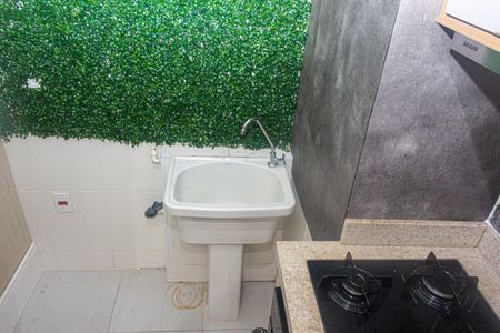 Apartamento para alugar com 34m², 2 quartos e 1 vaga Apartamento para alugar com 34m², 2 quartos e 1 vagaCozinha e Área de Serviço