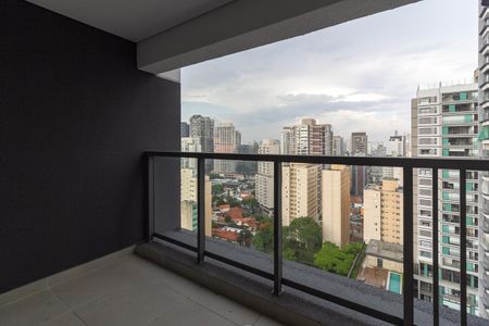 Studio para alugar com 38m², 1 quarto e 1 vagaVaranda