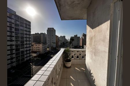 Sacada do Quarto 1 de apartamento para alugar com 3 quartos, 78m² em Itararé, São Vicente