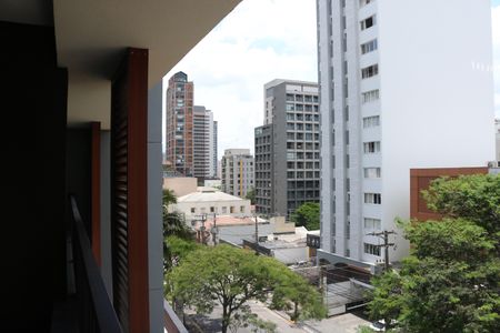 Varanda do Studio de apartamento para alugar com 1 quarto, 25m² em Perdizes, São Paulo