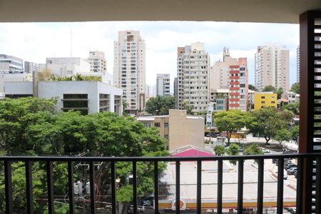 Varanda do Studio de apartamento para alugar com 1 quarto, 25m² em Perdizes, São Paulo
