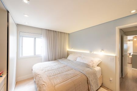 Suíte de apartamento à venda com 2 quartos, 67m² em Chácara Inglesa, São Paulo