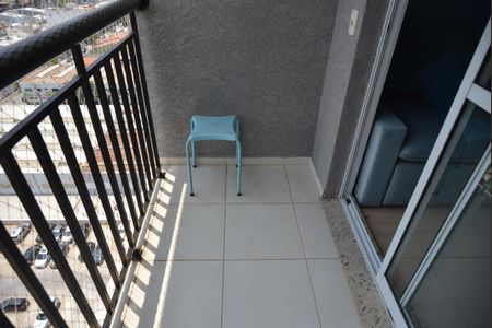 Varanda da Sala de apartamento à venda com 2 quartos, 66m² em Vila Metalúrgica, Santo André