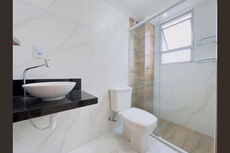 Banheiro da Suíte de apartamento para alugar com 3 quartos, 55m² em Floradas de São José, São José dos Campos