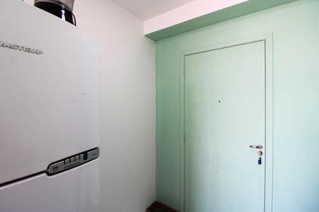 Cozinha de apartamento para alugar com 1 quarto, 20m² em Jardim Monte Kemel, São Paulo