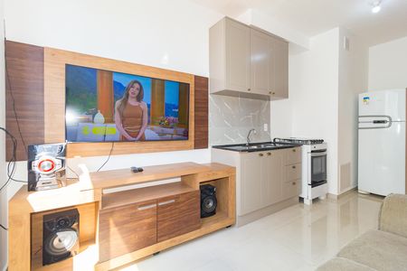 Sala de apartamento para alugar com 1 quarto, 24m² em Belenzinho, São Paulo