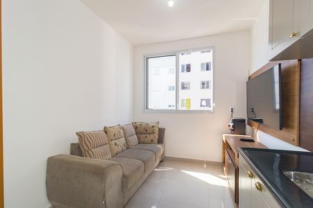 Sala de apartamento para alugar com 1 quarto, 24m² em Belenzinho, São Paulo
