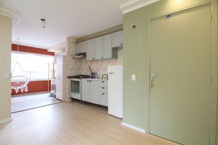 Sala/Cozinha de apartamento para alugar com 2 quartos, 37m² em Jardim Monte Kemel, São Paulo