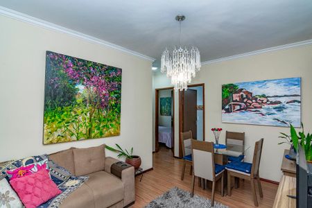 Sala de apartamento à venda com 2 quartos, 51m² em João Pinheiro, Belo Horizonte