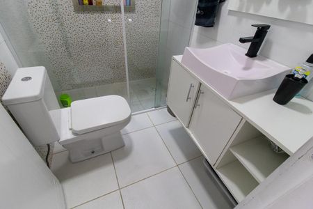 Banheiro Social de casa para alugar com 3 quartos, 115m² em Afonso Pena, São José dos Pinhais