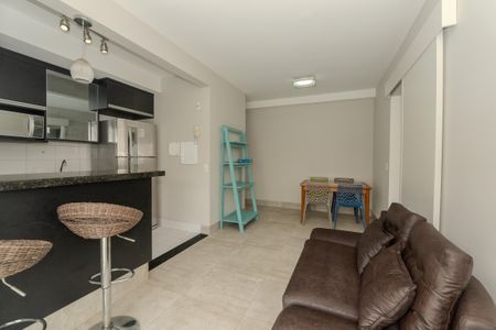 Sala de apartamento para alugar com 1 quarto, 49m² em Bela Vista, São Paulo