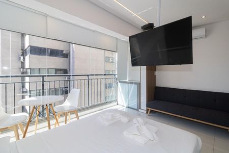 Studio de kitnet/studio para alugar com 1 quarto, 25m² em Indianópolis, São Paulo