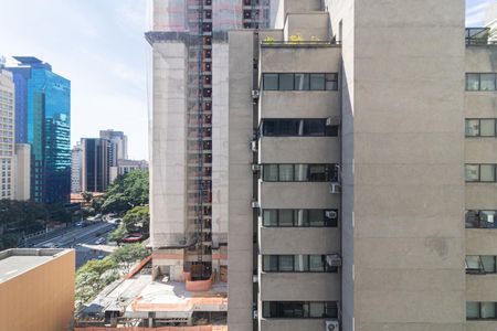Vista da Varanda de kitnet/studio para alugar com 1 quarto, 25m² em Indianópolis, São Paulo