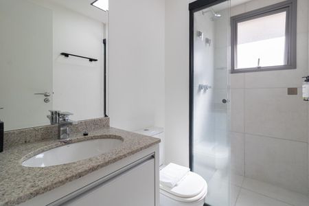 Studio para alugar com 25m², 1 quarto e sem vaga Studio para alugar com 25m², 1 quarto e sem vagaBanheiro