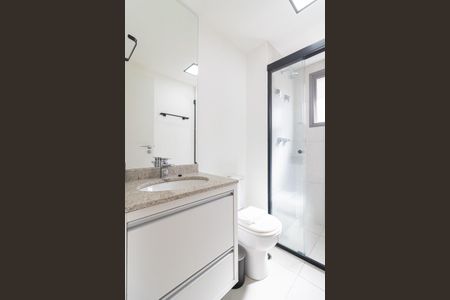 Studio para alugar com 25m², 1 quarto e sem vaga Studio para alugar com 25m², 1 quarto e sem vagaBanheiro