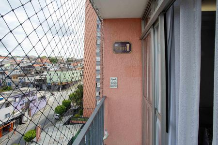 Varanda da Sala de apartamento à venda com 2 quartos, 55m² em Taboão, Diadema