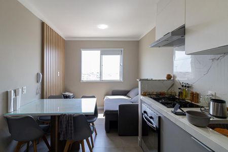 Sala e Cozinha de apartamento para alugar com 2 quartos, 32m² em Vila Nova Curuca, São Paulo