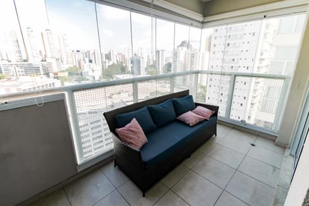 Varanda da Sala de apartamento para alugar com 2 quartos, 67m² em Vila Andrade, São Paulo