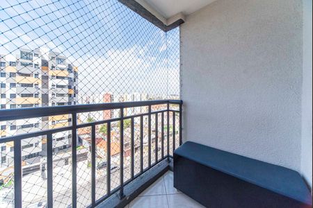 Varanda da Sala de apartamento à venda com 3 quartos, 67m² em Vila Eldizia, Santo André