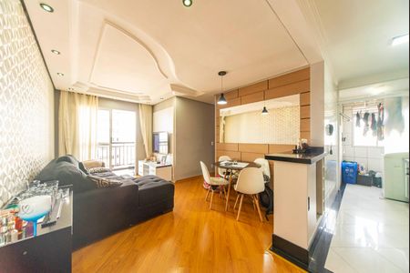 Sala de apartamento à venda com 3 quartos, 67m² em Vila Eldizia, Santo André