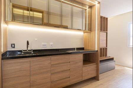 Studio à venda com 29m², 1 quarto e sem vagaCozinha