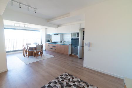 Sala/Cozinha de apartamento para alugar com 1 quarto, 57m² em Vila Mascote, São Paulo