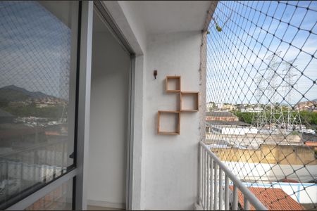 Varanda da Sala de apartamento para alugar com 2 quartos, 52m² em Campinho, Rio de Janeiro
