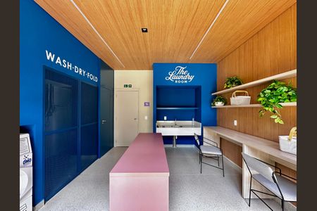 Apartamento para alugar com 28m², 1 quarto e sem vagaLavanderia 