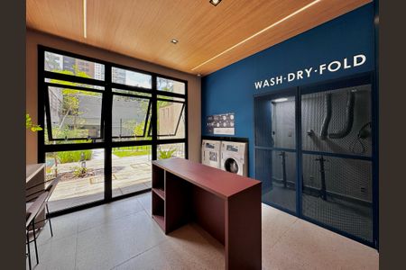 Apartamento para alugar com 28m², 1 quarto e sem vagaLavanderia 