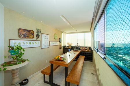 VARANDA de apartamento à venda com 4 quartos, 156m² em Buritis, Belo Horizonte