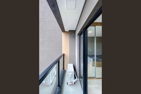 Studio para alugar com 27m², 1 quarto e sem vagaVaranda