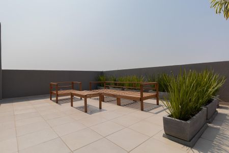 Apartamento para alugar com 27m², 1 quarto e sem vaga Apartamento para alugar com 27m², 1 quarto e sem vagaÁrea Comum - Churrasqueira